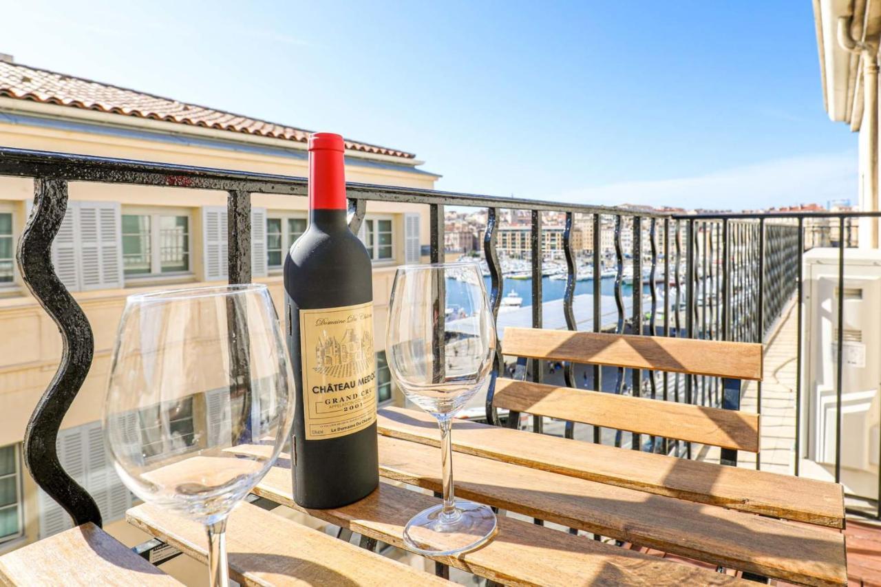 Le Pytheas - Vue Vieux-Port Avec Terrasse Et Clim Apartamento Marselha Exterior foto