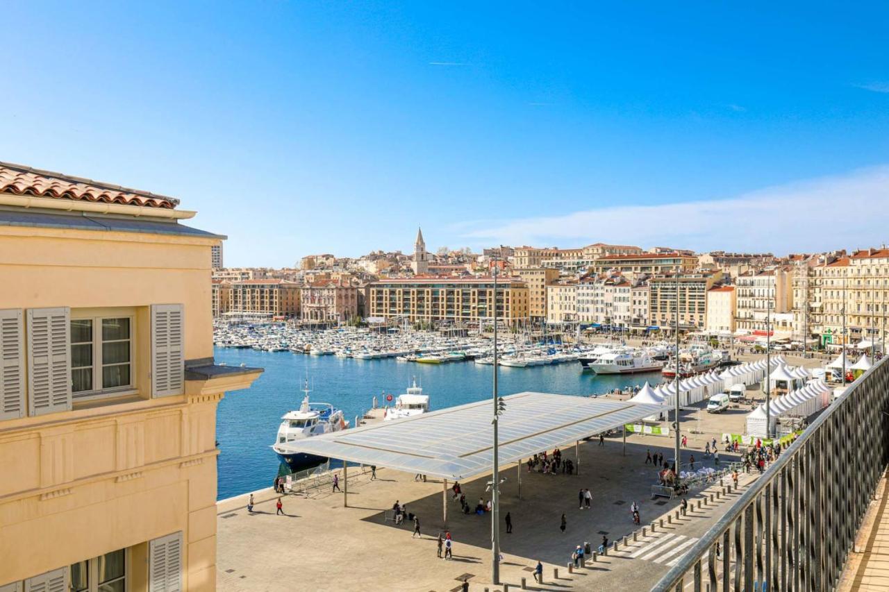 Le Pytheas - Vue Vieux-Port Avec Terrasse Et Clim Apartamento Marselha Exterior foto