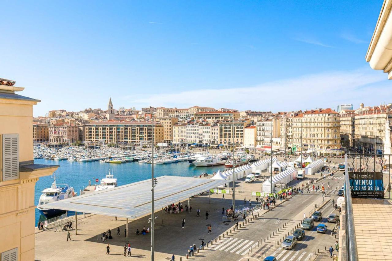Le Pytheas - Vue Vieux-Port Avec Terrasse Et Clim Apartamento Marselha Exterior foto